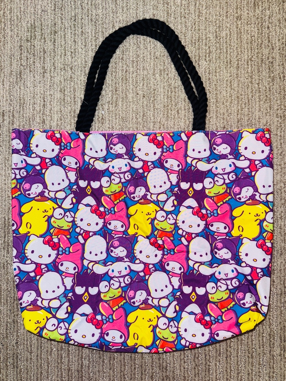 Sanrio Characters Multicolor Tote Bag